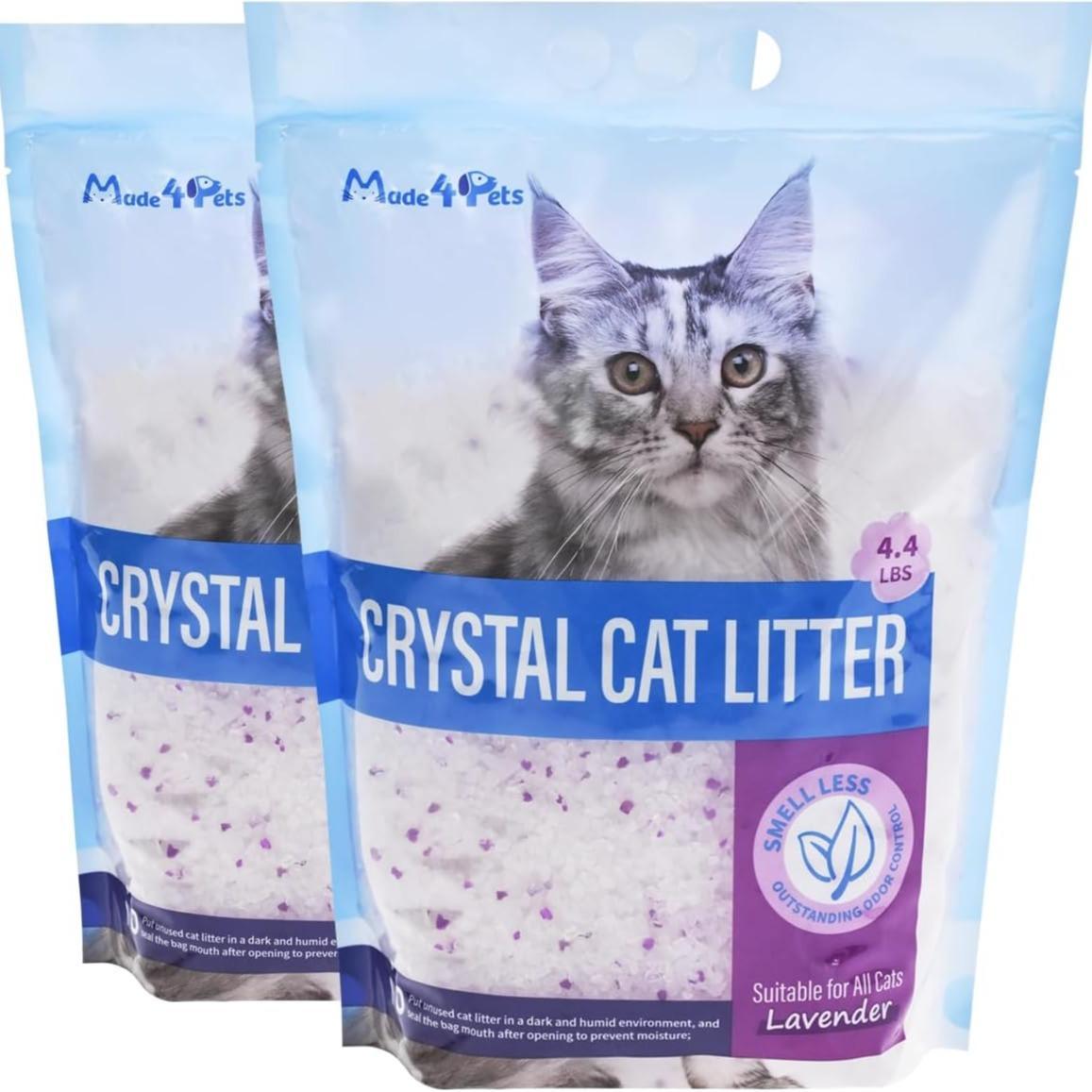 Cat Crystal Litter Odor Control 8.8lb, 17.6lb, 26.4lb