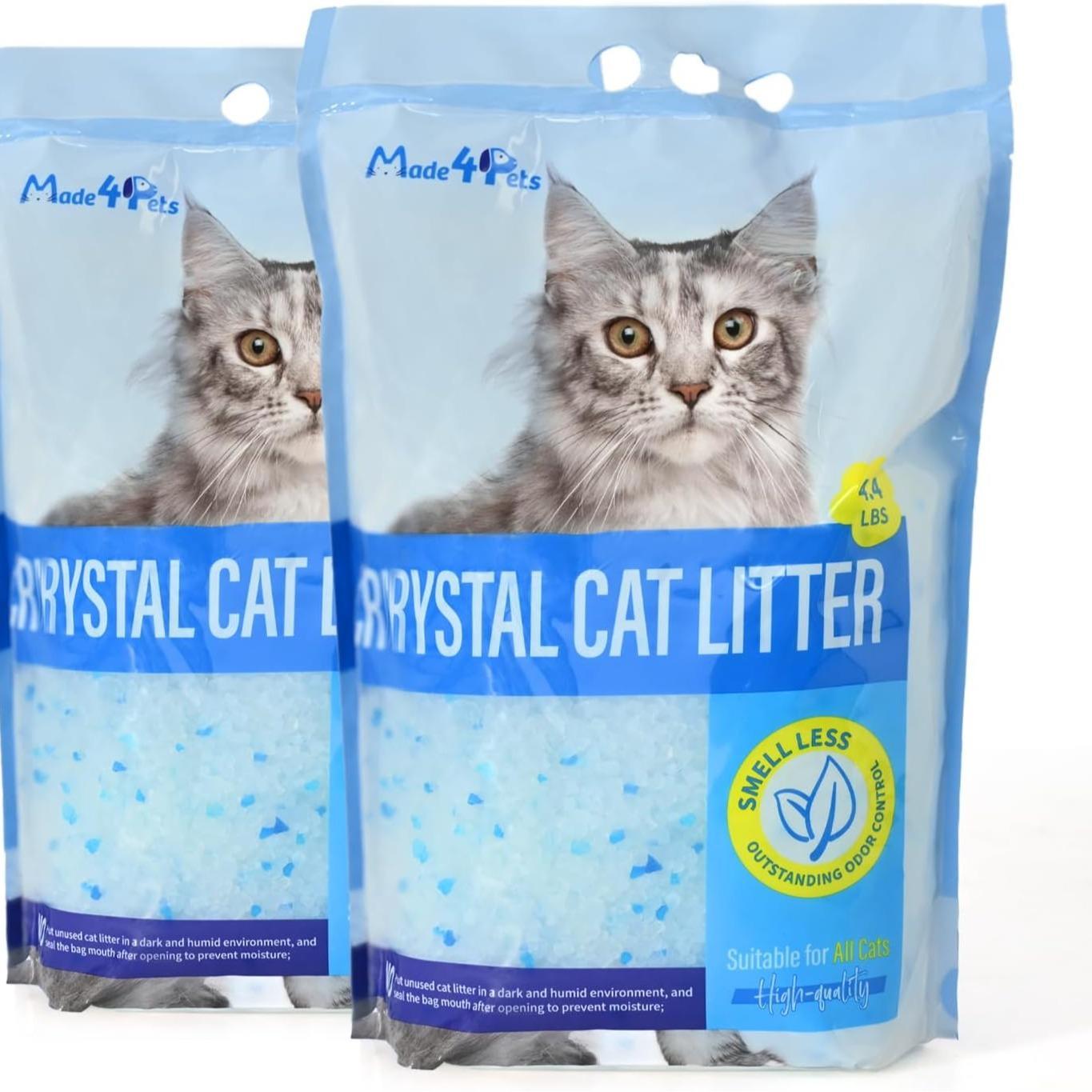 Cat Crystal Litter Odor Control 8.8lb, 17.6lb, 26.4lb