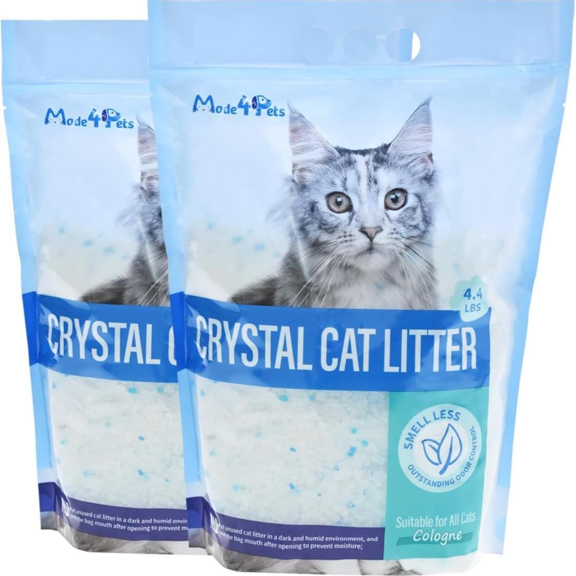 Cat Crystal Litter Odor Control 8.8lb, 17.6lb, 26.4lb